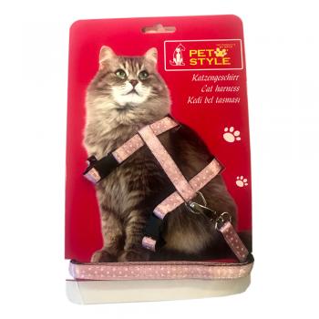 Pet Style Kedi Köğüs Bel Tasması Pembe
