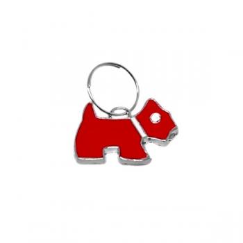 Köpek Tasma Aksesuarı İsimlik 1×2 cm Kırmızı