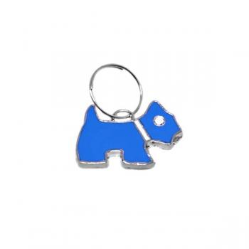 Köpek Tasma Aksesuarı İsimlik 1×2 cm Mavi