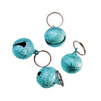 Doggie Kedi Köpek Tasma Çanı Mavi Tekli 1,6*1,6 cm