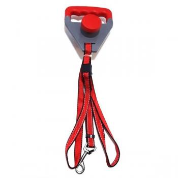 Dr.Sacchi Poşetli Şerit Gezdirme Tasma Halatı Kırmızı