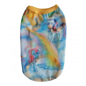 Kedi Köpek Kıyafeti Unicorn  Sarı Biyeli Tişört S 24 cm