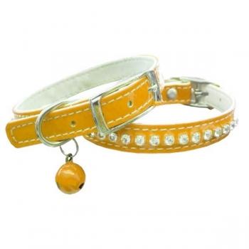 Eastland Taşlı Kedi Boyun Tasması 1*30 cm Sarı