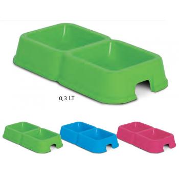 MP Viola İkili Kedi Köpek Mama ve Su Kabı 300 + 300 ml